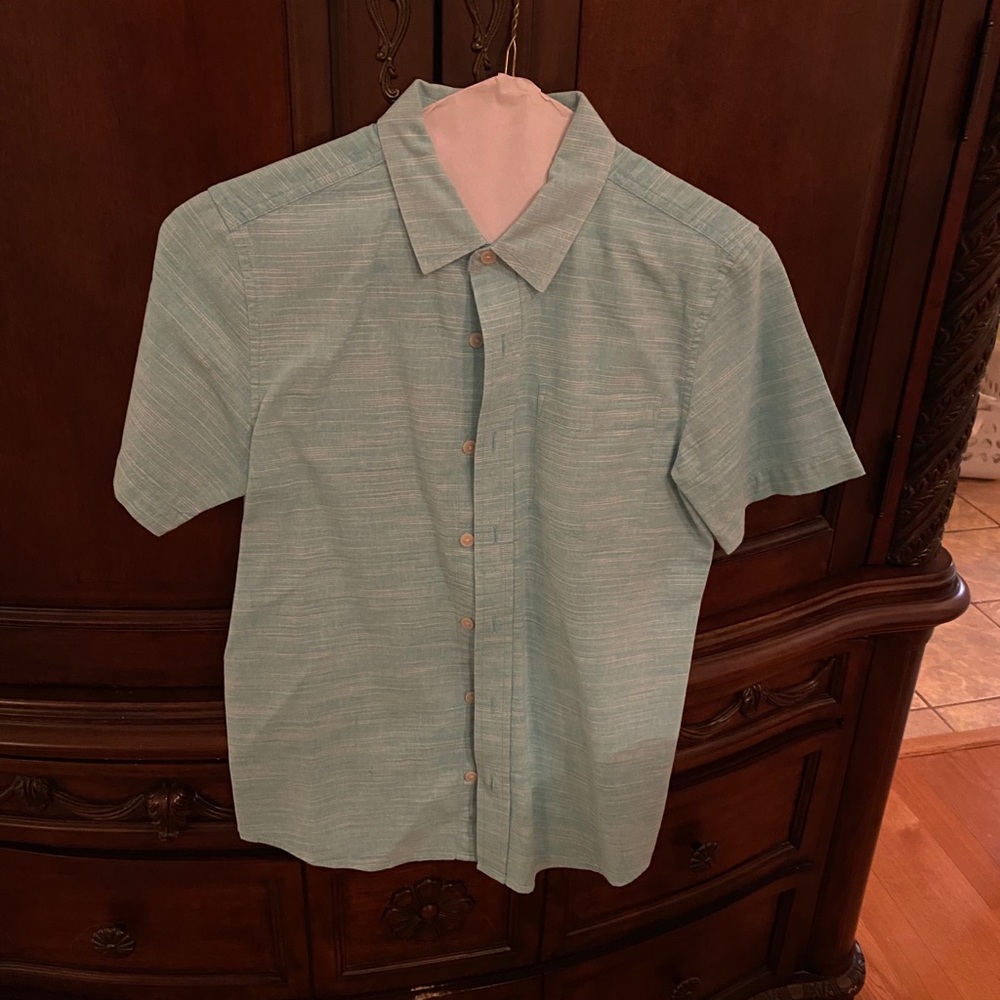 Boys ss button down shirt